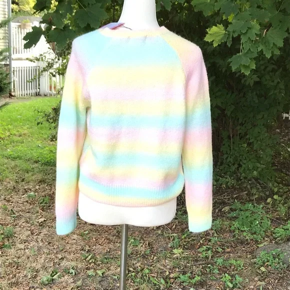 BB Dakota☀️Pastel striped Ombre sweater - Picture 7 of 11